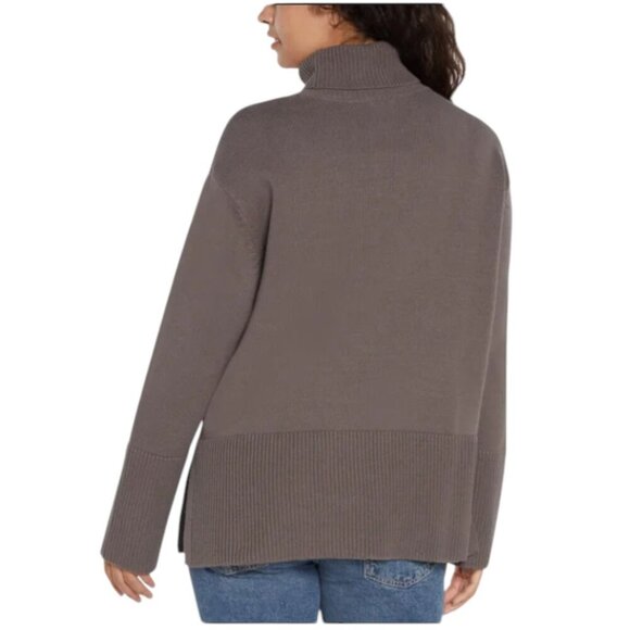 NWOT GAP Cotton Turtleneck Sweater | Brown - Picture 5 of 10